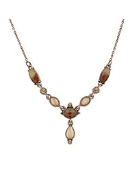 Casablanca Copper Teardrop Necklace Gold Plated
