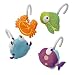 Somethings Fishy Shower Curtain Hooks Tropical Bath Decor