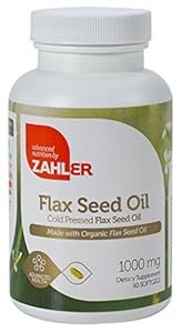 Zahler Flax Seed Oil, Ultra Enriched Cold Pressed Flax Oil, Potent FlaxSeed Oil Supplement, Certified Kosher, 90 SoftGels