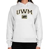 NCAA Wisconsin-Milwaukee Panthers Ladies Logo Arch Applique Midweight Pullover Hoodie - White