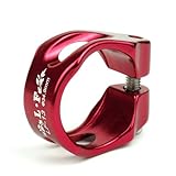 Lerway 31.8mm Road Bike MTB Seat Clamp Seatpost Clamp - Red