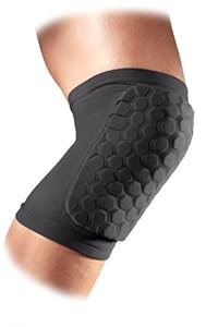 McDavid Sports Medicine 6440 Hex Knee/Elbow/Shin Pad, Large, Charcoal