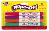 Write-On Wipe-Off Markers (Set of 4)