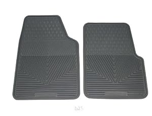 2004-2007 Dodge Durango Gray All Weather Floor Mats Floor Mats All Weather