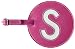 fuchsia luggage tag - S