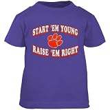 Clemson Tigers Purple Toddler Start 'Em Young T-shirt