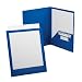 Oxford ViewFolio Plus Twin Pocket Folder, 25 Count,  Letter, Blue  57470