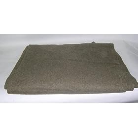 Czech Wool Blanket Army Issued Very Warm Vintage