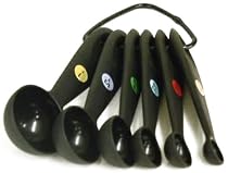 Oxo Good Grips Soft 6-Piece Measuring Spoon Set, Black