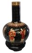 Chinese Eight Immortal vase - hand painted porcelain