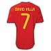 adidas #7 DAVID VILLA Spain Champions Home 09/11 Soccer Jersey (US Size: S)