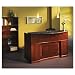 TIFSRCSCR - Sorrento Reception Desk Screen With Veneer Counter