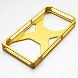 iPhone4専用 アルミカバー Rokbed SOLID ゴールド ナンバーエイト