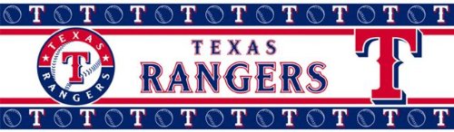 Texas Rangers Kids Wallpaper Border