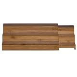 Lipper International 8807 Bamboo Expandable Step Shelf Organizer
