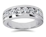1.50 ctw Men's Diamond Ring in Platinum