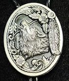 Large Bolo - Wolf Head(Diamond Cut) - Large Sculpted Bolo