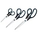 Acme United N-90027 00 Easy Grip Scheren Set, 3 St�ck, 13cm + 21cm + 25 cm, schwarz-blau