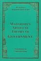Maharishi's Absolute Theory of Government-Automation in Administration
