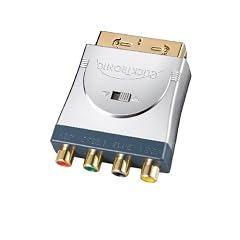 Clicktronic HC 007 Scart Adapter (3x Cinch (RGB) mit 1x Cinch Video, vergoldete Kontakte)