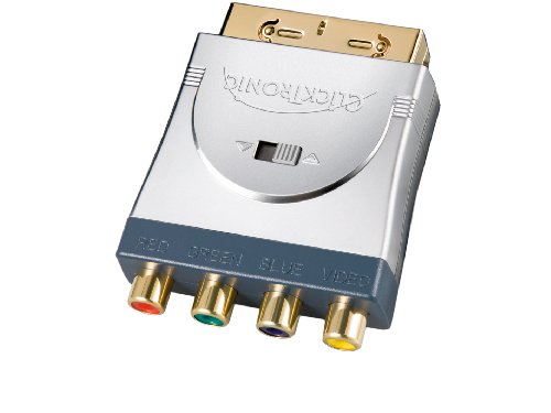 Clicktronic HC 007 Scart Adapter (3x Cinch (RGB) mit 1x Cinch Video, vergoldete Kontakte) Preisvergleich