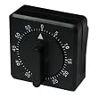 TechnoTrade KZW-A, 69 x 69 x 40 mm, Negro - Despertador [importado de Alemania]