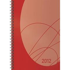 Buchkalender Wochentimer Flexi Colourlux rot 2012