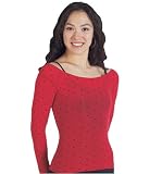 Long Sleeve Dotted Sheer Top - 817