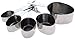 Norpro Set Stainless Steel 5 Piece Measuring Cup, One Size, (3057)