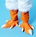 Chicken Feet (Orange) Deluxe Halloween Costume Accessory