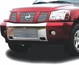 04 05 06 07 Nissan Titan Armada 4PC Combo Billet Grille Grill (Logo Show)