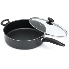 Proctor Silex 52506 Aluminum Nonstick Softhandle 11 Inch Covered Chicken Fryer, Black