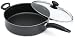 Kitchen & Housewares : Proctor Silex 52506 Aluminum Nonstick Softhandle 11 Inch Covered Chicken Fryer, Black