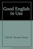 Good English in use
