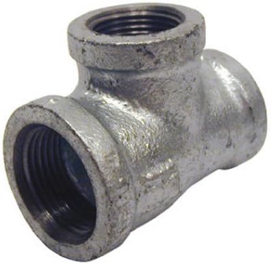 pannext fittings corp g-rt3100707 1"x 3/4" x 3/4", Galvanized Reducing Tee