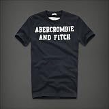 Abercrombie & Fitch アバクロ メンズ 半袖 Tシャツ [ネイビー/ヴィンテージロゴ] 並行輸入品 XXLサイズ