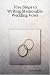 Book Five Steps to Writing Memorable Wedding Vows