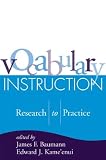 Vocabulary Instruction: Research to Practice (Solving Problems In Teaching Of Literacy)