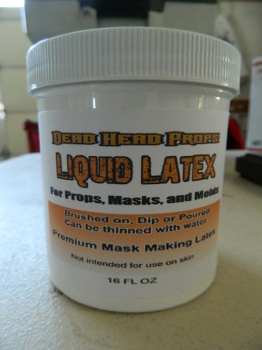 HALLOWEEN PROP Building - 16oz liquid latex for Masks, Props and Molds