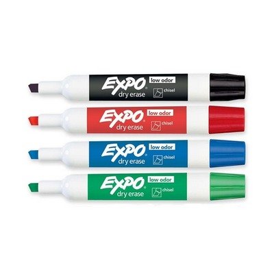 Sanford Expo Dry Erase Marker Sets chisel set of 4
