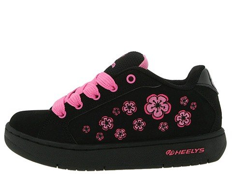 Heelys Cherry Blossom Roller Shoes (Black / Pink) #7412