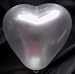 100 Mini Herzluftballons, silber -18826-