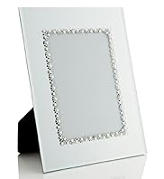 Gem Embellished Mirrored Photo Frame 13 x 18cm 5 x 7
