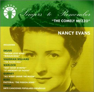 CD-Charts  Search : Nancy Evans - "The Comely Mezzo"