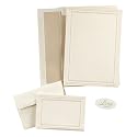 Classic Borders Wedding Invitation and Response Card Kit - Pearl/ Ivory