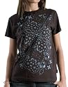Addict Paisley Print T-Shirt (Black)