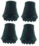 TM024 3/4 Rubber Walking Stick Ferrule - 4 Pack