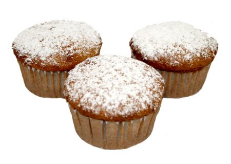 Gluten Free, Wheat Free Banana Walnut Flax Muffins - 1 Dozen