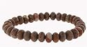 8mm Rondell Bracelet - Fossil Agate
