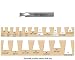 18-064, 1/4 Shank Dovetail Router Bit, 1/4 Cutter Diam., 5/16 Cutter Height, Cutter Angle 7.5